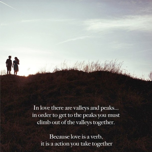 love is action you take together