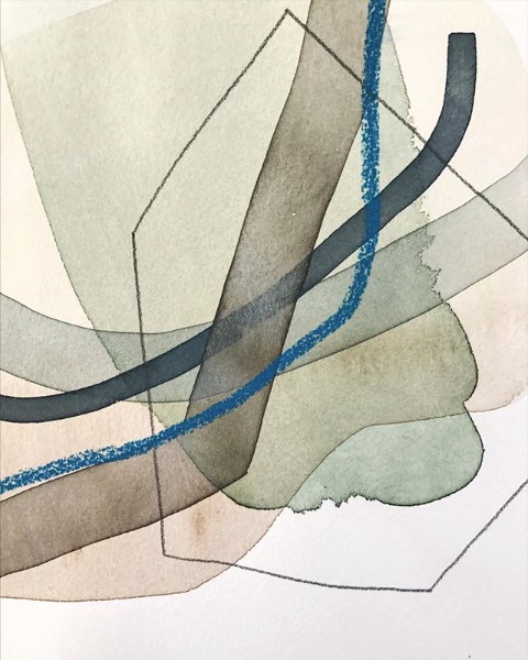 watercolor blues - Allison Kunath